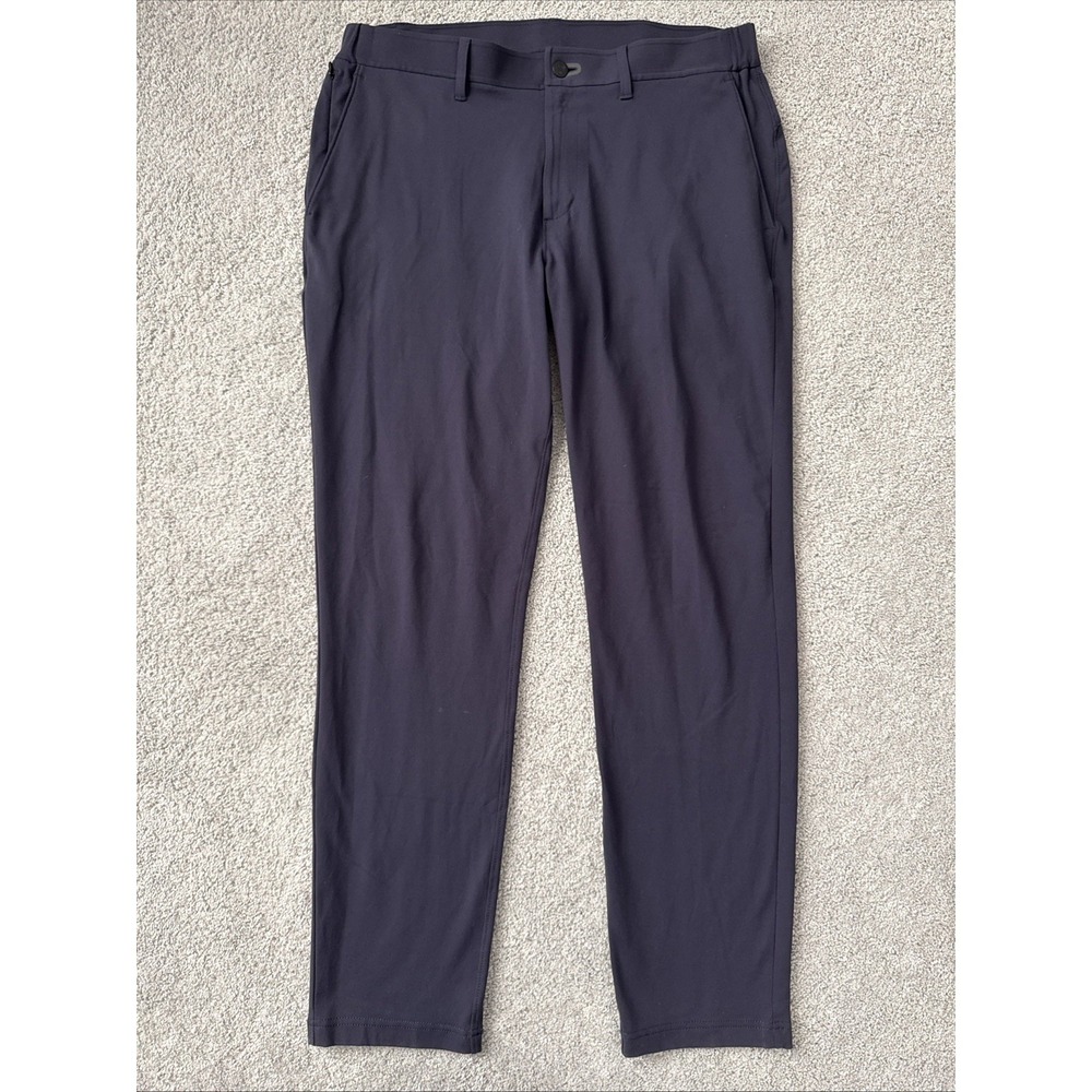 Public Rec THE DEALMAKER 5 Pocket Golf Pants Men's 34x32 Gray Blue Performance